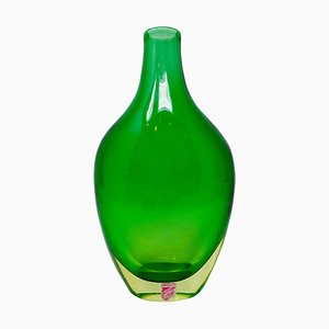 Vase en Verre de Murano par Flavio Poli pour Seguso Vetri D'arte