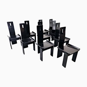 Italian Chairs, 1960s, Set of 10