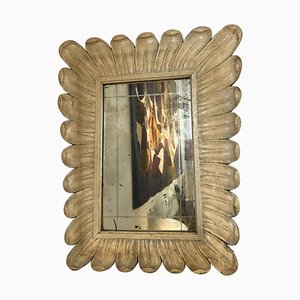 Carved Wooden Mirror, 1940s