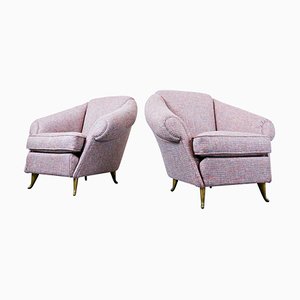 Set of Italian Armchairs, 1950s