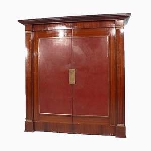 Large French Art Deco Bookcase Cabinet in the Style of Dupré-Lafon