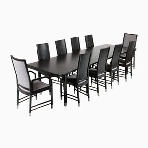 Set da pranzo di Ernst W. Beranek per Thonet, Austria, anni '80, set di 7