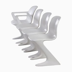 Kangaroo Chairs by Ernst Moeckl for Horn, 1968, Set of 4