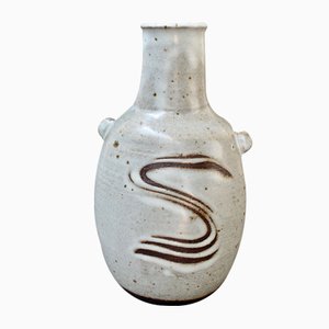 Japanese Style Ceramic Vase by Janet Leach, 1981