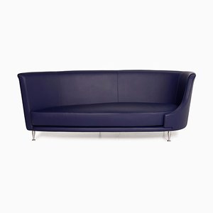 Moroso Purple Leather Sofa