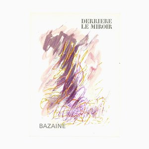 Litografia originale di Jean Rene Bazaine, copertina per Behind the Mirror, 1968