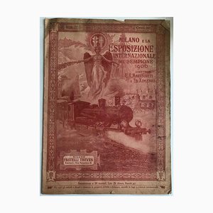 Sconosciuto, Milano e la sua mostra internazionale, Catalogo vintage, 1906