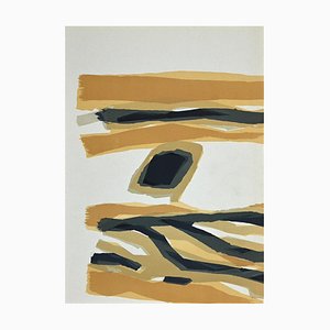 Raoul Ubac, Abstract Composition, Original Lithograph, 1964