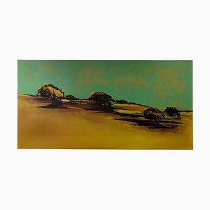 Landscape Landscape Reborn, Abstract Landscape Landscape Painting, Contemporary Oil on Canvas, 2016
