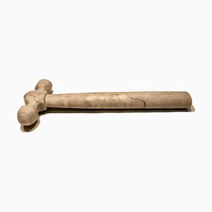 The Ballpeen Hammer, Mega, Hand Carved Marble Sculpture, Smooth Finish, 2018