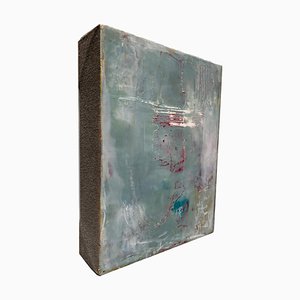 Michele Mikesells, Eis, Öl auf Leinwand, Abstrakte Bunte Malerei, 2016