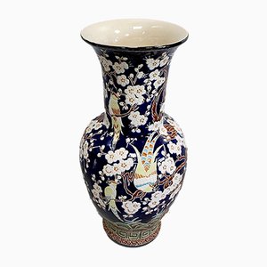 Große Vase mit Paradiesvögeln, 20. Jahrhundert