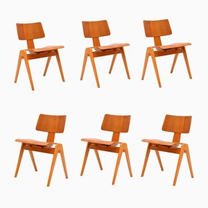 Hillestak Dining Chairs by Robin Day for Hille, 1950s, Set of 6