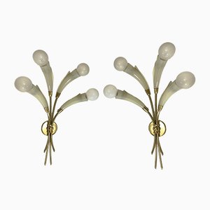 Sconces in the style of Max Ingrand for Lumen Milano, Set of 2