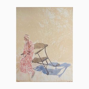 Sam Szafran, Lilette the Chair de Gaudi, 2007, Lithographie