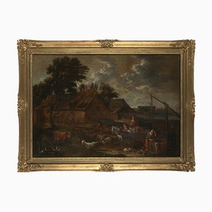 17th Century Baroque Genre Painting, Follower of David Teniers the Younger
