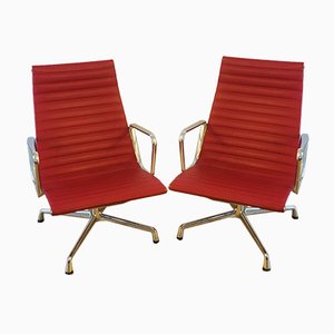 Chaises EA116 en Aluminium par Charles & Ray Eames pour Vitra, Set de 2