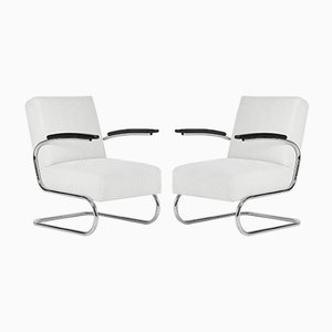 Set of S411 Armchairs by W. H. Gispen for Mücke & Melder, 1930s