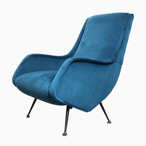 Italian Lounge Chair by Aldo Morbelli for ISA Bergamo, 1950s
