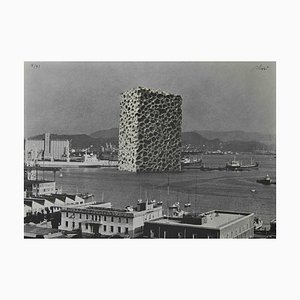 Fabrizio Plessi, Emergency Sponge in Case of High Tide in Venice, Original Offset Print, 1972