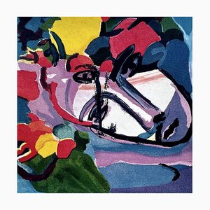 Radierung in Farben a Tale of Springtime 7 von Sandro Chia