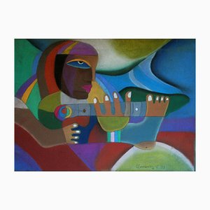 Runzovsky, Ohne Titel, 1999, Pastell auf Papier