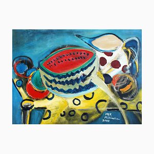 Marzena Miskiewicz, Stillleben mit Wassermelone, 2000