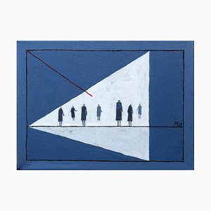 Mikolaj Malesza, Figures dans un Triangle Blanc, 2013