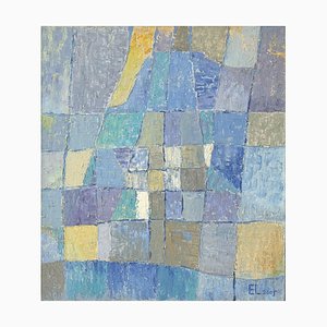 Ellis Ostrowska, Abstraction in Blue, 2005