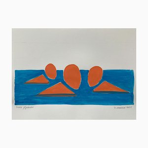 Waleria Matelska, Three Swimmers, 2021