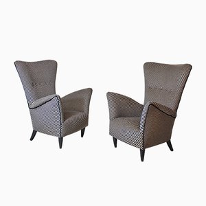 Armchairs by Gio Ponti for l'Hotel Bristol Merano, 1950s, Set of 2