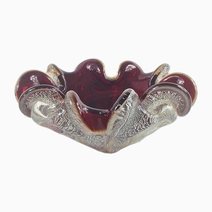Small Murano Glass Ashtray or Bowl from Barovier & Toso, 1950s