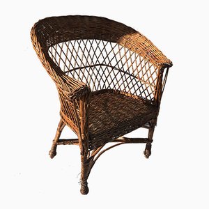 Wicker Armchair, 1960s