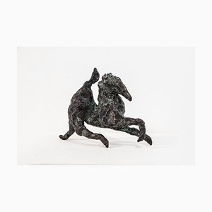 Strider, cavallo contemporaneo in bronzo, 2018