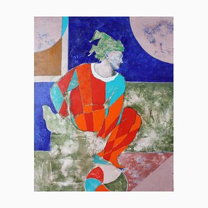 Coreógrafo, Pintura al óleo figurativa contemporánea, 2015