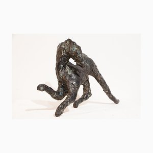 Caballo de doma contemporánea de bronce, 2018