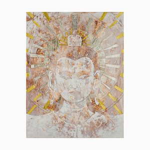 Impresión de edición limitada firmada de Buda de la paz, 2017