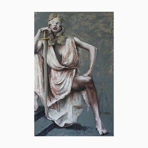 Justice III, Contemporary Figurative Oil Painting, 2016