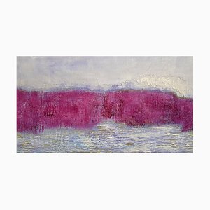 Pintura al óleo expresionista abstracta contemporánea, Dangerous Beauty, 2018