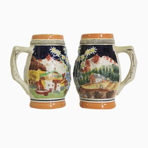 Tasses en Porcelaine, Tyrol, 1980s, Set de 2