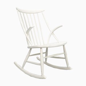 IW3 Rocking Chair by Illum Wikkelsø for Niels Eilersen, 1950s