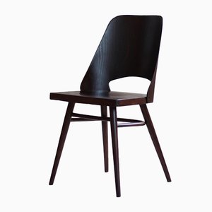 Model 514 Dining Chairs in Beech Veneer by Radomir Hofman for TON, Set of 4