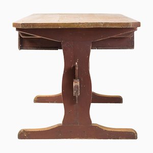 Early 19th Century Swedish Trestle Table
