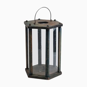 19th Century Swedish Pine Lantern