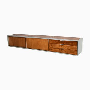 Large Wall Mounted Sideboard by Georges Frydman for Efa