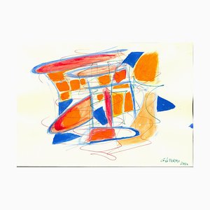 Composición de colores mezclados, años 60 Giorgio Lo Fermo