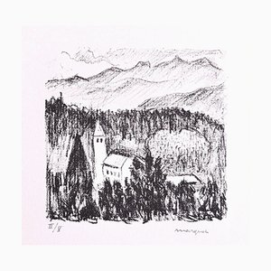Albert Marquet, Mountain, Originale Lithographie, Frühes 20. Jahrhundert