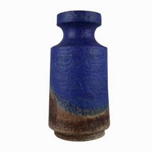 Blaue Keramik No. 7326 Vase von Fridegart Glatzle für Karlsruhe Majolika, 1960er