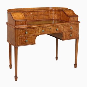 Antique Satinwood Desk from Carlton House, 1900s