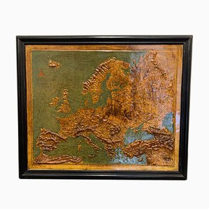 Relief Map of Europe by F. Dufour